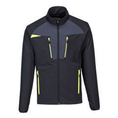 Portwest DX480 DX4 Zip Lightweight Mid Layer Jacket (Black)