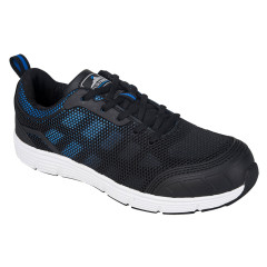 Portwest FT15 Steelite Tove Safety Trainer S1P (Black / Blue)