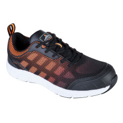 Portwest FT15 Steelite Tove Safety Trainer S1P (Black / Orange)