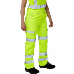 Pulsar P346LDS Class 2 Ladies Combat Trousers (High Vis  Yellow)