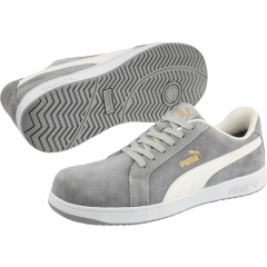 Puma Iconic Suede Low Safety Trainers S1PL ESD FO HRO SR (Grey)
