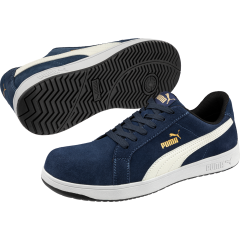 Puma Iconic Suede Low Safety Trainers S1PL ESD FO HRO SR (Blue)