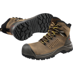 Puma Iron HD Brown Mid Safety Boots S3S FO SR (Brown)