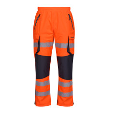 PULSAR RCT803 REACT Unisex Hi-Vis Waterproof Overtrousers - Class 3 (Hi-Vis Orange)