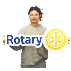 LARGE Printed Rotary - MBS 'Master Brand Signature' (700mm Wide x 293mm High)