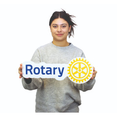 SMALL Printed Rotary - MBS 'Master Brand Signature' (400mm Wide x 165mm High)