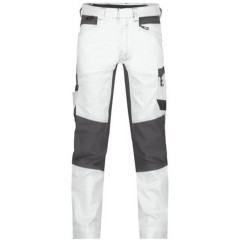 Dassy 201022 Helix Painters Painter Trousers With Stretch - White/Anthracite Grey -UK 39 (EU54) - Short Leg - SALE