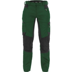 Dassy 200998 Helix Women Work Trousers With Stretch - Bottle Green/Black - UK 18 (EU44) - Regular Leg - SALE