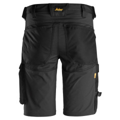 Snickers 6143 AllroundWork Stretch Work Shorts (Black / Black)