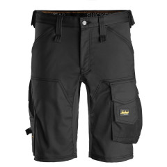Snickers 6143 AllroundWork Stretch Work Shorts (Black / Black)