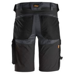 Snickers 6143 AllroundWork Stretch Work Shorts (Steel Grey / Black)