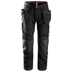 Snickers 6201 AllroundWork Work Trousers with Holster Pockets (Black) - 30 W 30 L (Snickers Size 88) - SALE