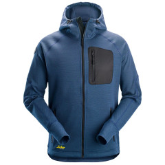 Snickers 8041 FlexiWork Fleece Hoodie (Deep Blue)