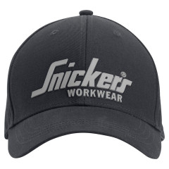 Snickers 9041 Logo Cap (Black/Black)