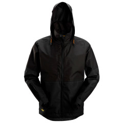 Snickers 1304 AllroundWork Waterproof Shell Jacket (Black)