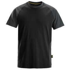 Snickers 2550 Two-Coloured T-Shirt (Black / Steel)