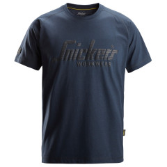 Snickers 2590 Logo T-Shirt (Navy Melange)