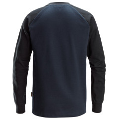 Snickers 2840 Two-Coloured Sweatshirt (Navy / Black)