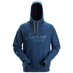 Snickers 2894 Logo Hoodie (Deep Blue)