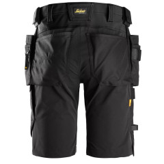 Snickers 6175 AllroundWork 4-way Stretch Shorts with Holster Pockets (Black)