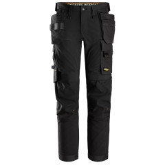 Snickers 6275 AllroundWork 4-way Stretch Trousers Holster Pockets (Black)