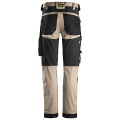 Snickers 6341 AllroundWork Stretch Work Trousers without Holster Pockets (Khaki / Black)