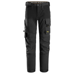 Snickers 6375 AllroundWork 4-way Stretch Trousers Without Holster Pockets (Black)