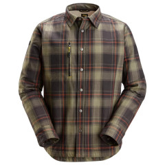 Snickers 8522 AllroundWork Insulated Shirt (Khaki Green)