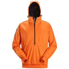 Snickers 8400 FlexiWork Windblock Stretch Hoodie (Warm Orange)