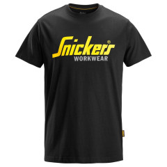Snickers 2586 Classic Logo T-Shirt (Black)