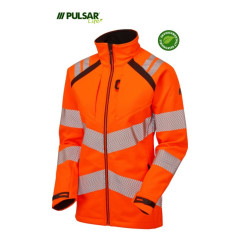 PULSAR LIFE GRS Ladies Softshell Jacket LFE966-ORG  Rail Spec (Hi Vis Orange)