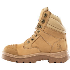 Steel Blue SOUTHERN CROSS Scuff Cap, Zip Ladies Safety Boots - S3, TPU - Sand
