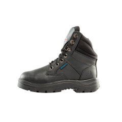 Steel Blue SOUTHERN CROSS MET Guard, Zip Ladies Safety Boots - S3, TPU - Black