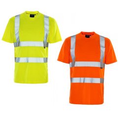 Supertouch Hi Vis Bird Eye T Shirt - Rail Spec