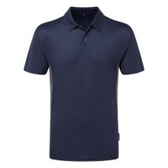 TuffStuff 131 Elite Cool Wicking Polo Shirt (Navy/Grey) - Small - SALE