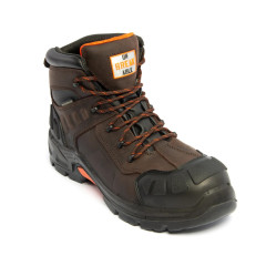 Unbreakable U124 Hurricane2 Waterproof Composite Safety Boots - S3 WR SRC - Brown