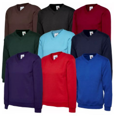 Uneek UC206 Children's V-Neck Sweatshirt