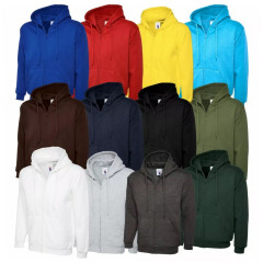 Uneek UC504 Classic Full Zip Hooded Sweatshirt