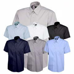 Uneek UC702 Mens Pinpoint Oxford Short Sleeve Shirt
