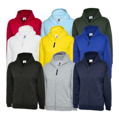 Uneek UC506 Childrens Full Zip Hooded Sweatshirt