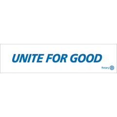 Unite For Good - White (700mm x 200mm)