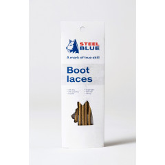 Steel Blue Safety Boot Laces 2PK - Wheat/Brown