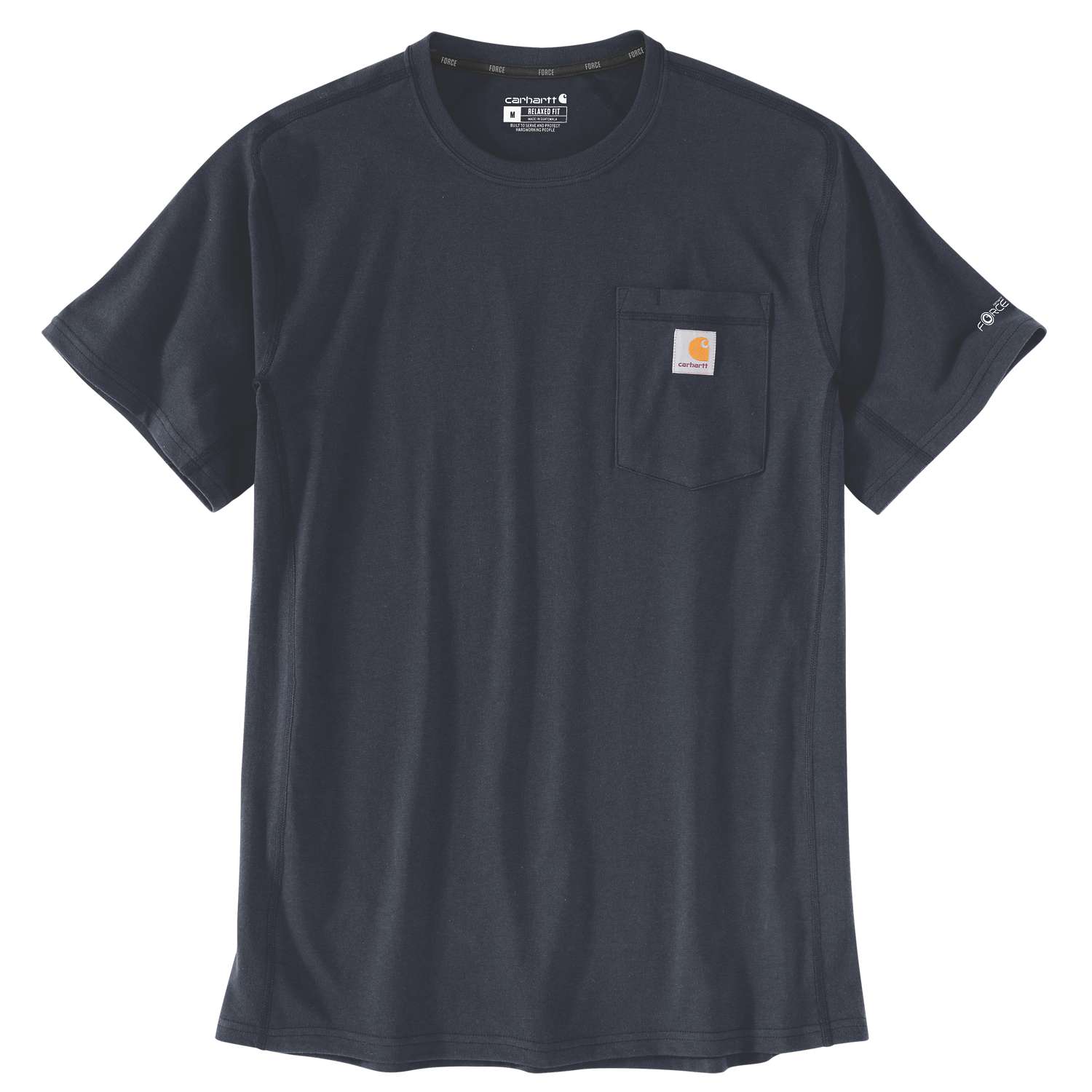 Carhartt 106652 Force Relaxed Fit Midweight Pocket T-Shirt - Navy