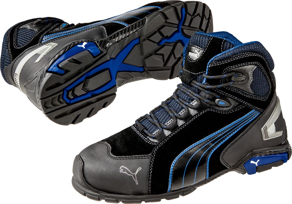 Puma Rio MID S3 SRC Safety Boots Black/Blue